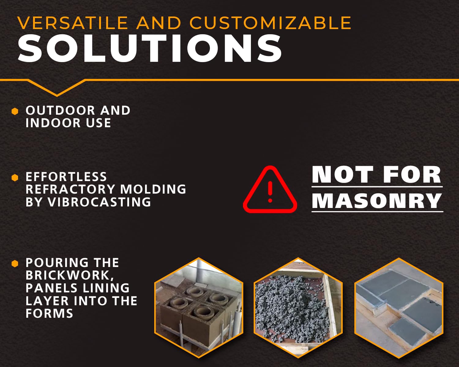 FireCast Castable Refractory Cement Mix 3110 Degree Fahrenheit 20 Lbs High Temperature Heat Resistant Fireproof Mortar Build Repair Pizza Oven Fire Places Forge Kiln Stove