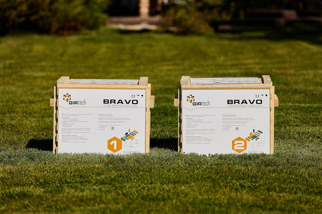 GIRtech BRAVO Wood Burning Fire Brick Pizza Oven